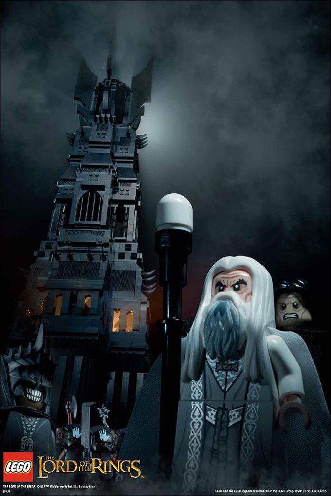The Tower of Orthanc - Poster LEGO Lord Of The Rings