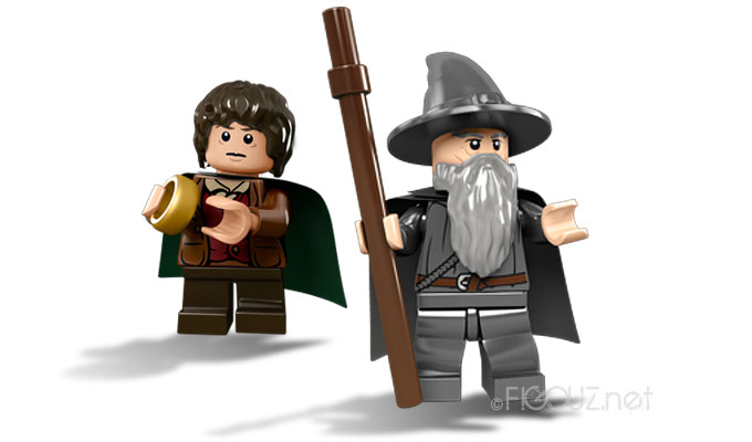 Les minifigurines du set 9469 : Frodon & Gandalf