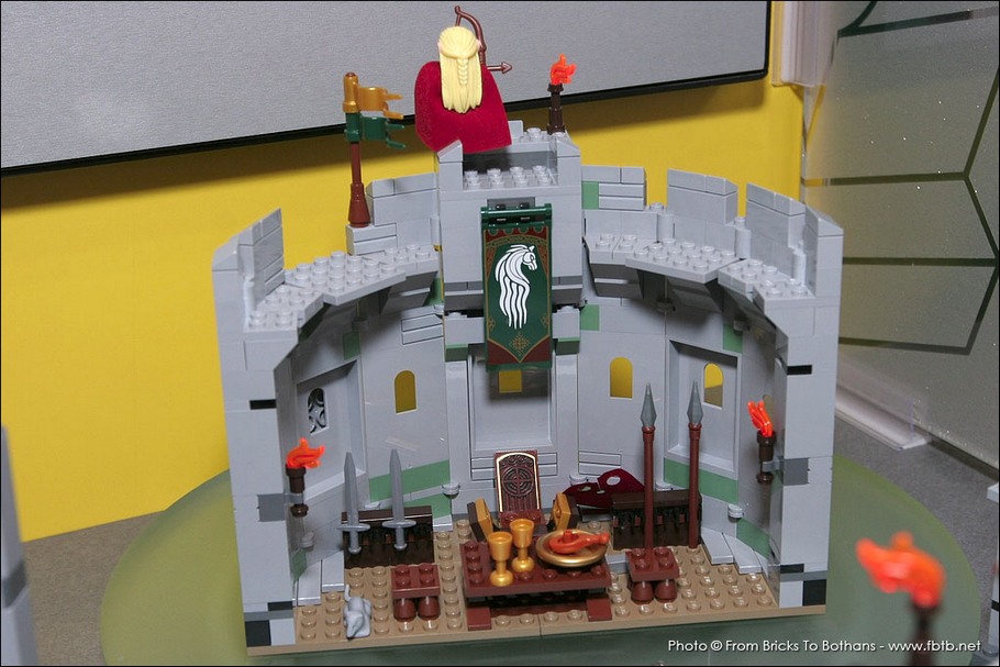 Lego 9474 : Détails de la salle du roi de Fort-le-Cor