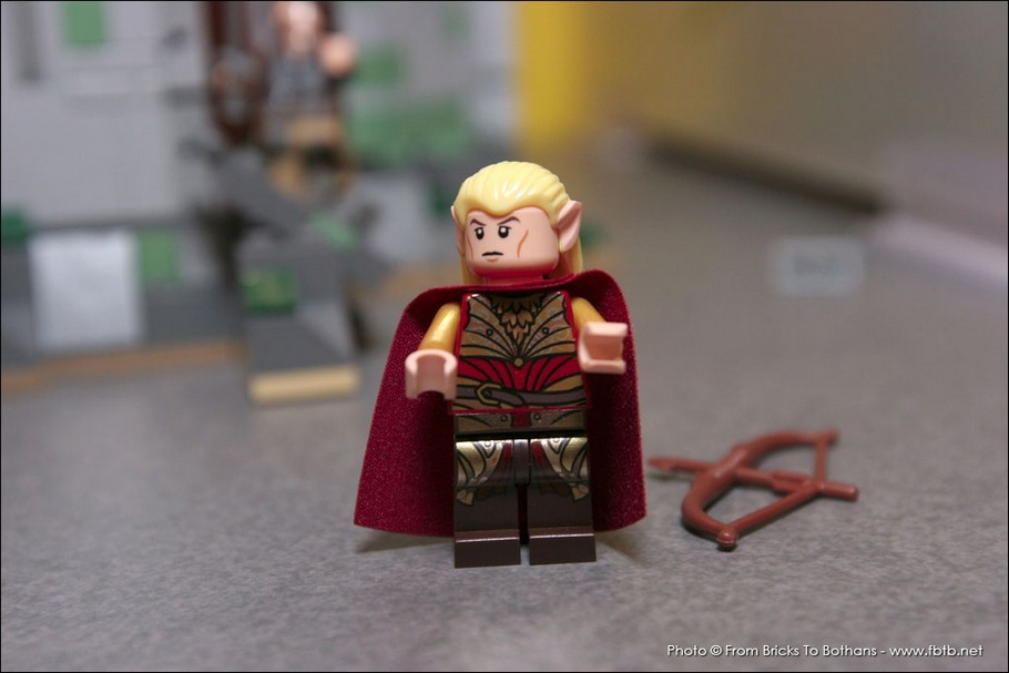 LEGO 9474 : La superbe minifigurine d'Haldir l'Elfe de Lorien