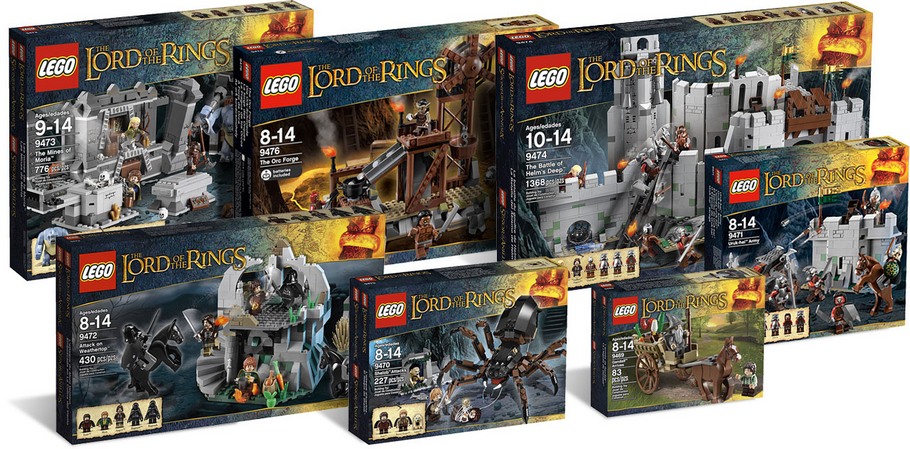 LEGO Lord Of The Rings (LOTR), LEGO Seigneur des Anneaux