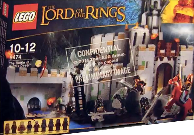 les nouveautés LEGO Lord of the Rings 2012