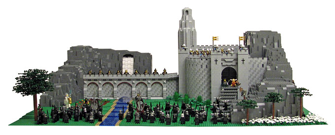 La bataille du gouffre de Helm recréée en LEGO - Par Bryan Hanonymous