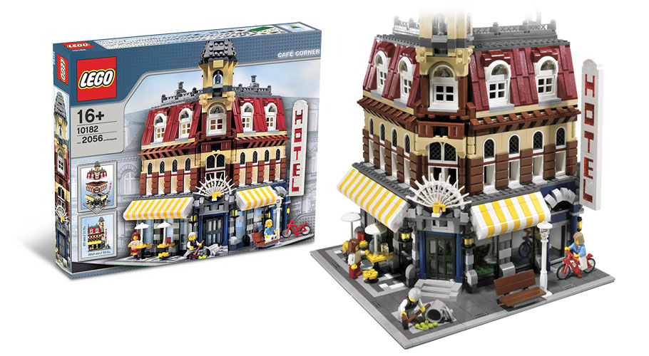 LEGO 10182 Cafe Corner - Le café du coin -  Modular House