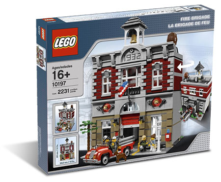 Lego MODULAR HOUSE 10197 Fire Brigade