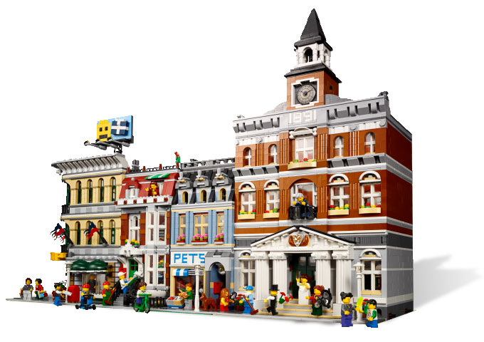 LEGO 10224 Town Hall - L'Hôtel de ville - Modular House LEGO 2012 !
