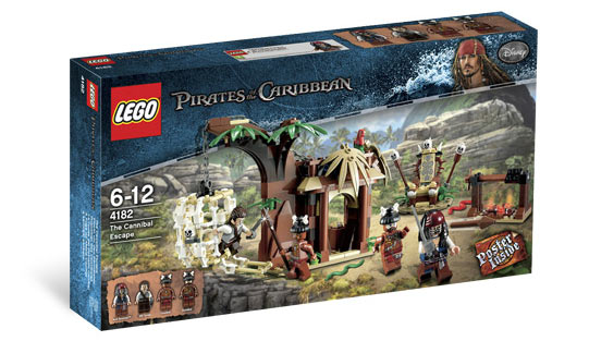 LEGO Pirates des Caraïbes 4182 The Cannibal Escape - La boîte du set