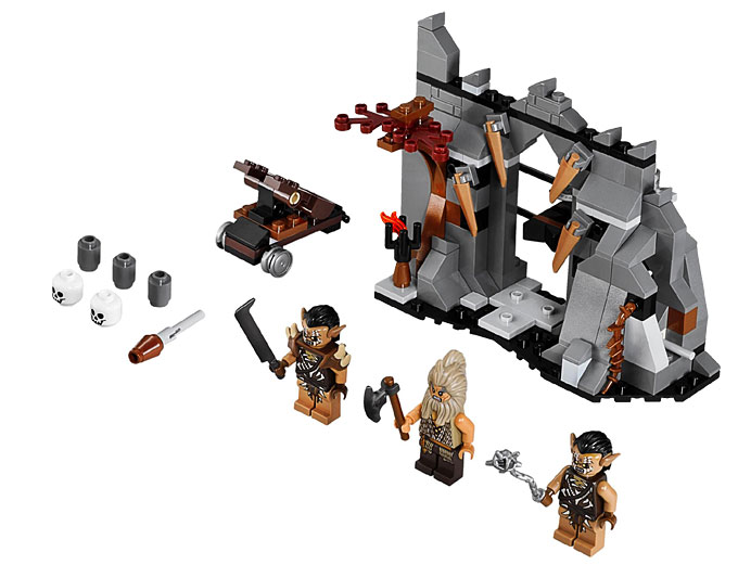 Le contenu et les minifigurines du set 79011 Dol Guldur Ambush