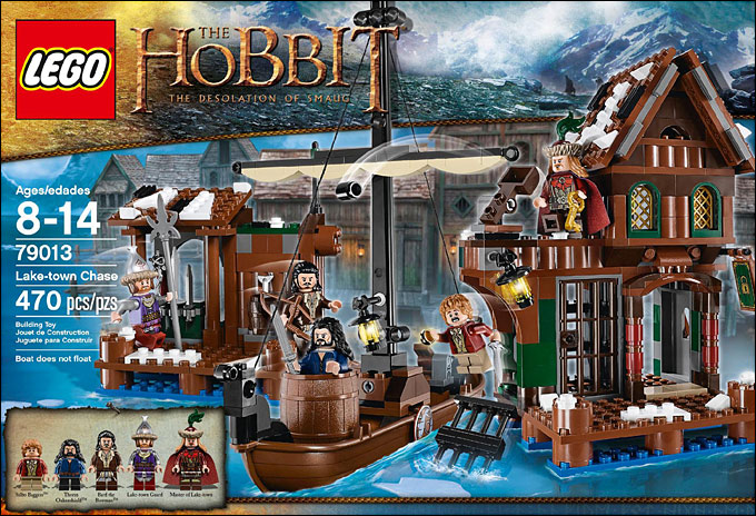 Illustration de la boîte du set 79013 Lake Town Chase