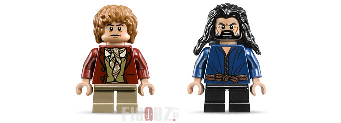 Les minifigurines Bilbo et Thorin Écu de Chêne