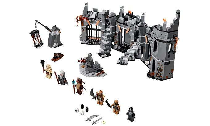 Le contenu et les minifigurines du set 79014 Dol Guldur Battle