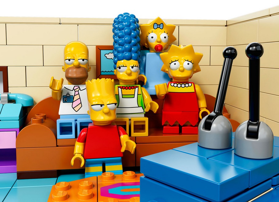 Scène illustrant le set 71006 The Simpsons House