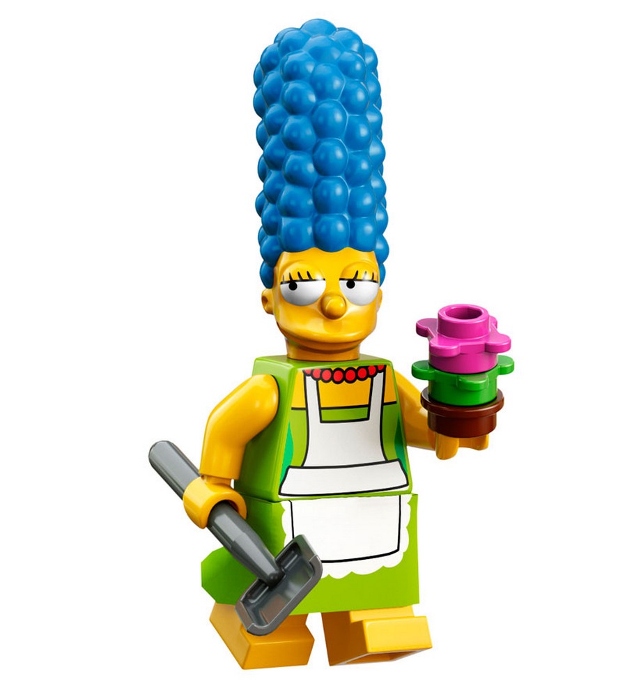 La minifigurine de Marge Simpson fournie dans le set 71006 La maison des Simpson