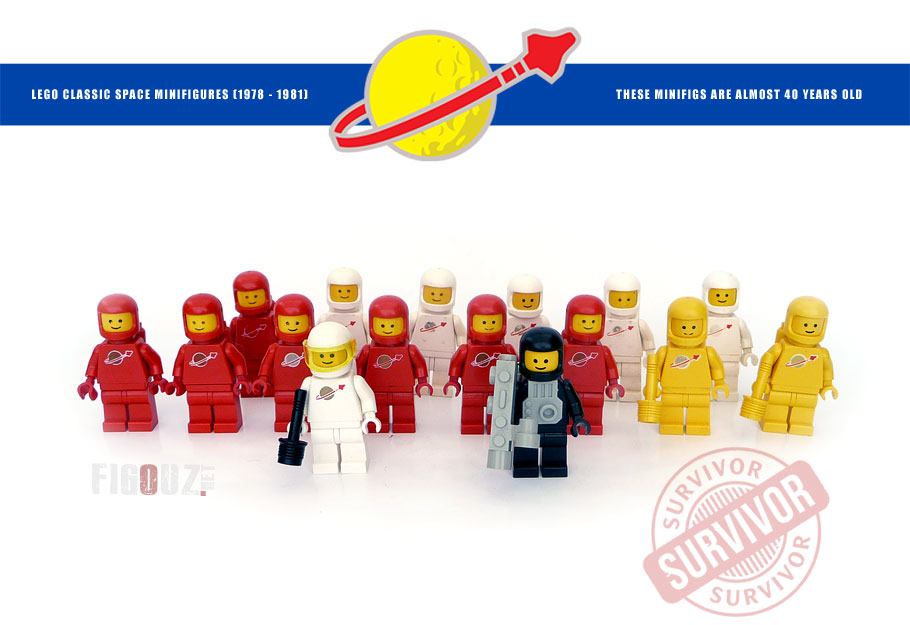 Minifigurines LEGO Classic Space de 1978 - 1981