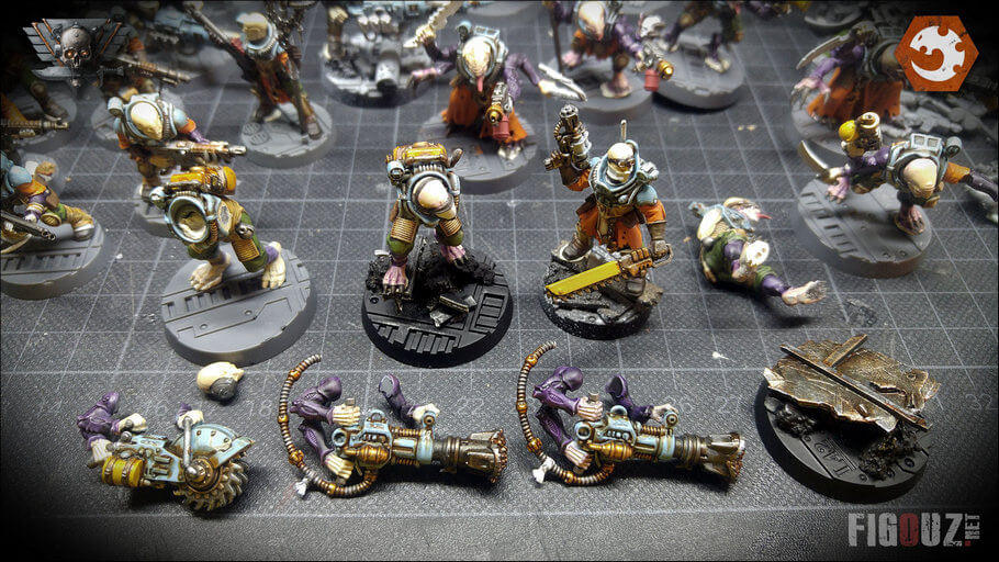 WIP - Peinture des armes lourdes des acolytes hybrids