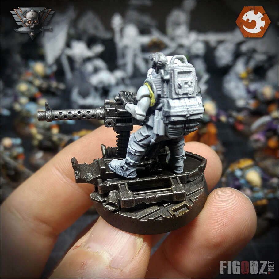 WIP - Création d'un Neophyte Gunner avec mitrailleuse lourde