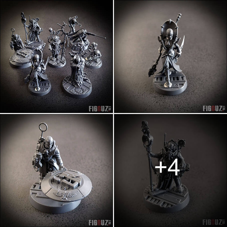 Assemblage des nouveaux personnages du Culte Genestealer