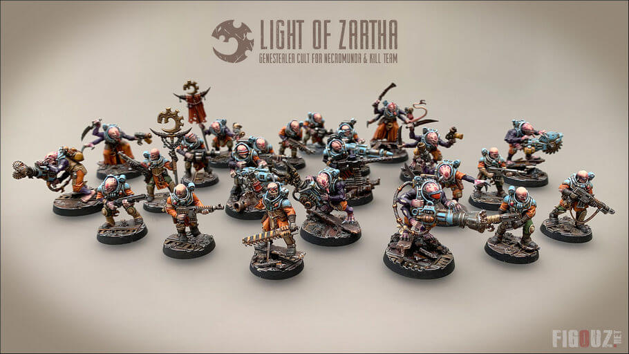 The Light Of Zartha / La Lumière de Zartha : Mon Culte Genestealer pour Necromunda Underhive et Kill Team