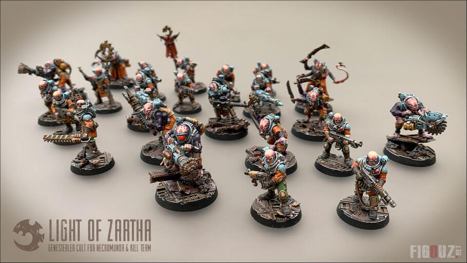 The Light Of Zartha / La Lumière de Zartha : Mon Culte Genestealer pour Necromunda Underhive et Kill Team