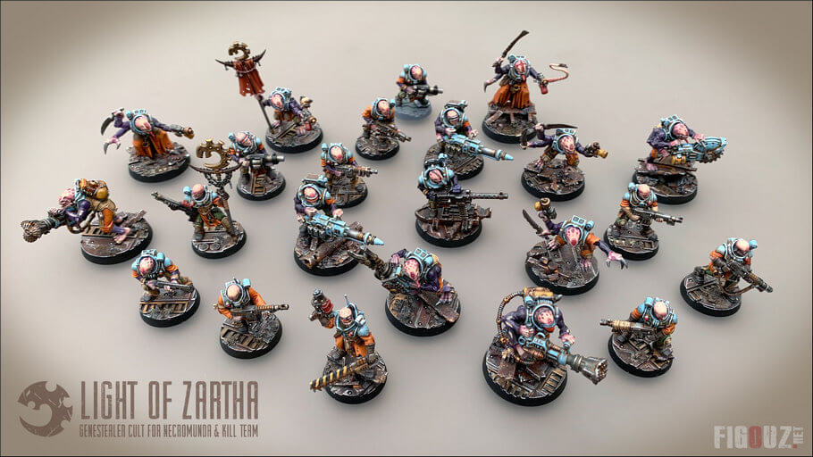 The Light Of Zartha / La Lumière de Zartha : Mon Culte Genestealer pour Necromunda Underhive et Kill Team