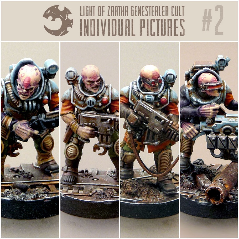 Photos individuelles des Neophyte Hybrids de mon Culte Genestealer de la Lumière de Zartha #2