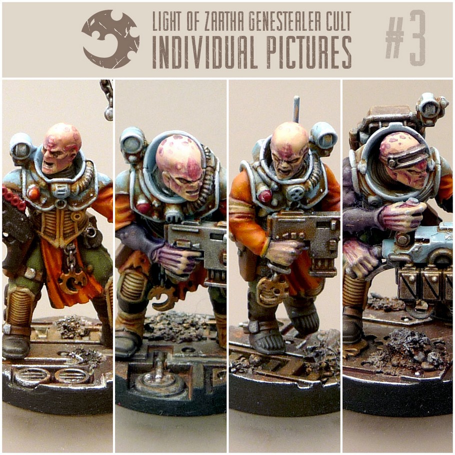 Photos individuelles des Neophyte Hybrids de mon Culte Genestealer de la Lumière de Zartha #3