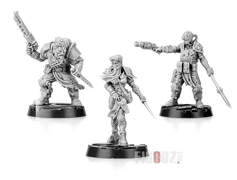 Les figurines de Hive Scums pour Necromunda Underhive