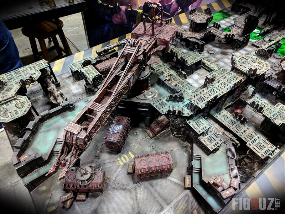 Table Necromunda créée par l'équipe du Warhammer World