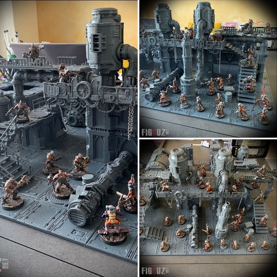 Necromunda Zone Mortalis - Gang Goliath vs Culte Genestealer !