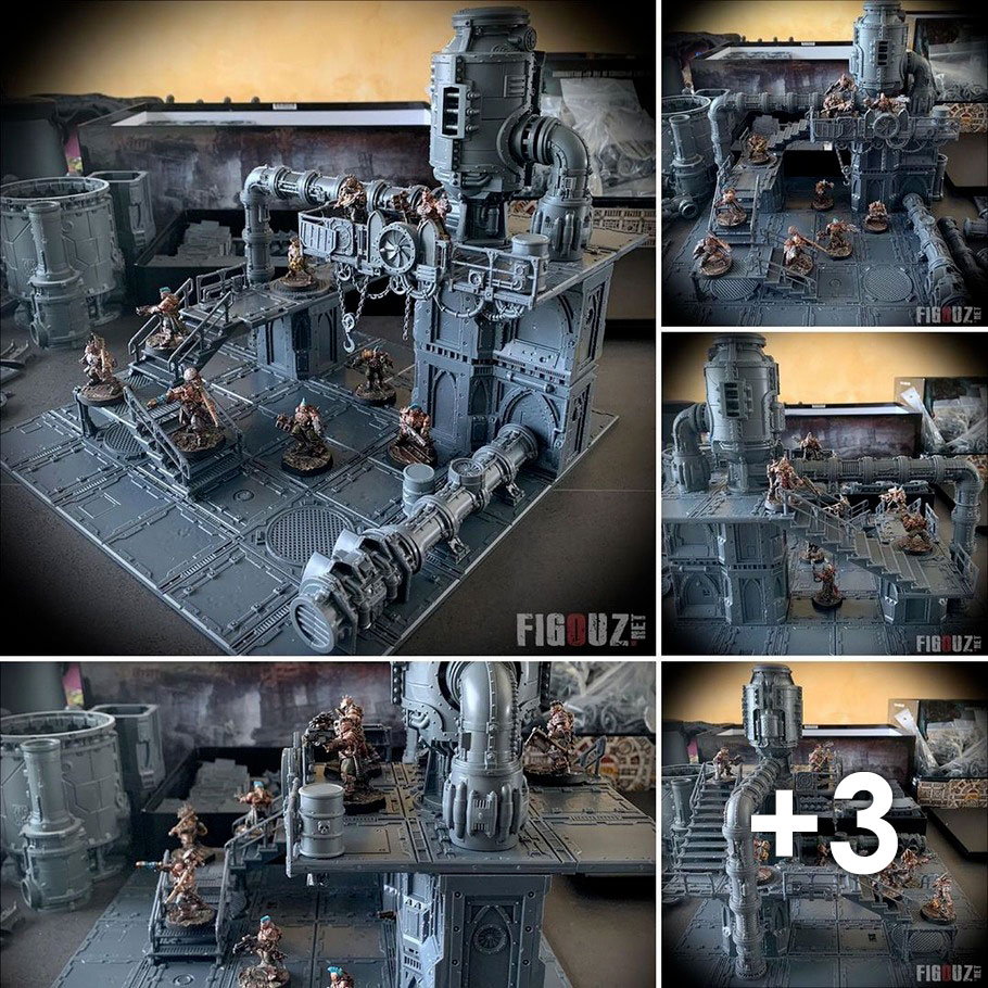 Necromunda Zone Mortalis - Conception de la première dalle modulaire