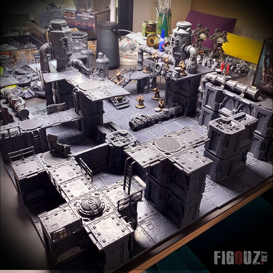 Zone Mortalis plastique Dark Uprising - Necromunda Zone Mortalis - Tests de compositions de dalles