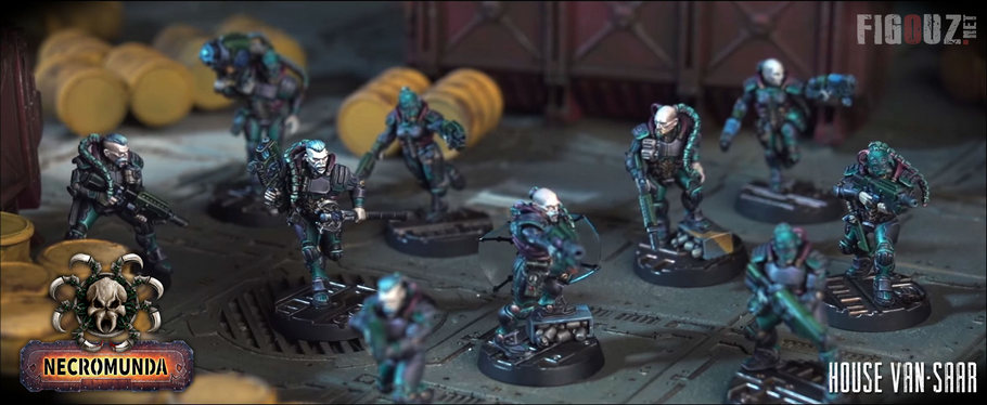 House Van Saar : Les nouvelles figurines du Gang pour Necromunda 2017 !