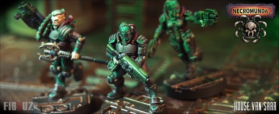 House Van Saar : Les nouvelles figurines du Gang pour Necromunda 2017 !