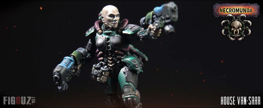 House Van Saar : Les nouvelles figurines du Gang pour Necromunda 2017 !