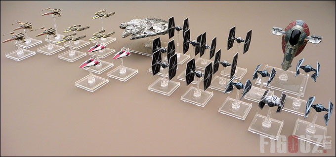 X-Wing Miniatures Game - Ma collection de vaisseaux !