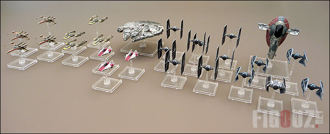 X-Wing Miniatures Game - Ma collection de vaisseaux !