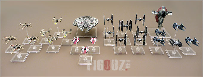 X-Wing Miniatures Game - Ma collection de vaisseaux !