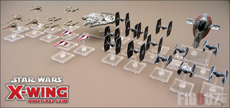 X-Wing Miniatures Game - Ma collection de vaisseaux !