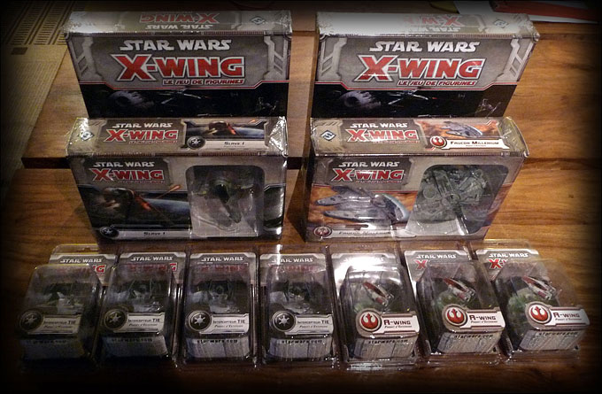 X-Wing Miniatures Game - Ma commande de vaisseaux