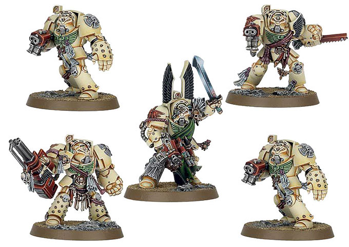 Escouade de Terminators de le Death Wing Dark Angels