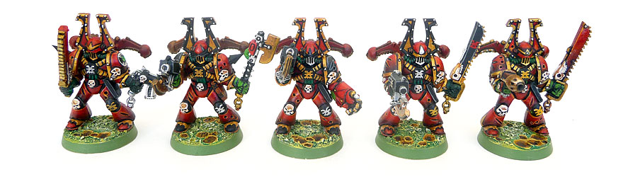 Escouade de 10 Berserkers de Khorne