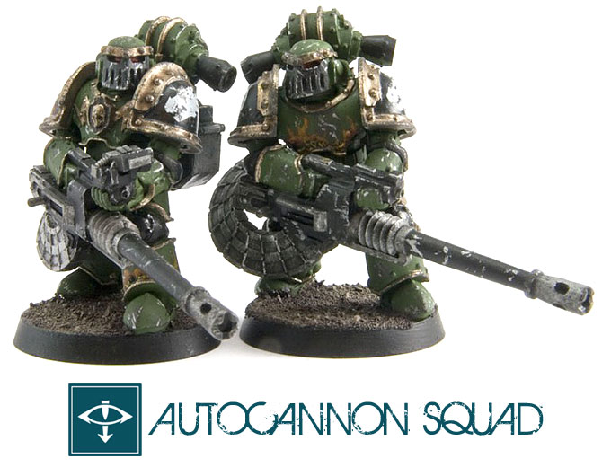 Salamanders Legion Mk III Autocannon Squad - Horus Heresy