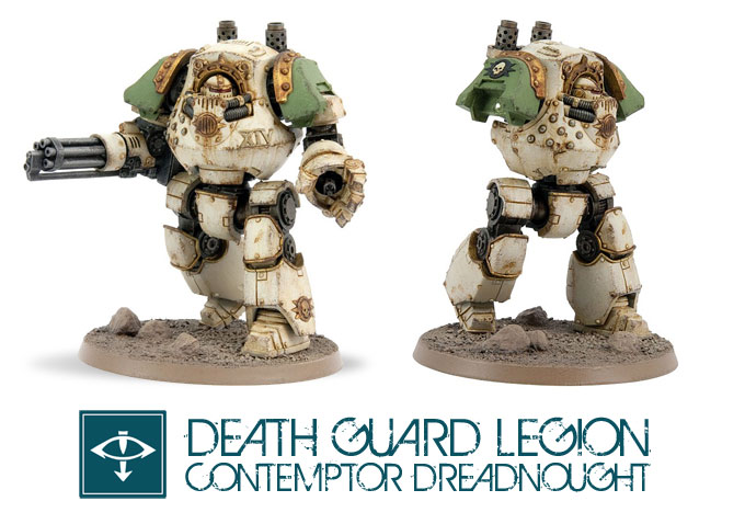 Death Guard Legion Contemptor Dreadnought - Horus Heresy