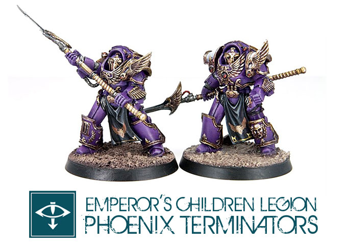 EMPEROR'S CHILDREN LEGION PHOENIX GUARD TERMINATORS - Horus Heresy