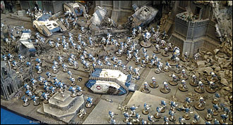 The Horus Heresy par Forge World - Diorama de la Bataille d'Istvaan III - Photos du Games Day UK 2012 !