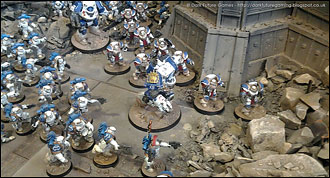 The Horus Heresy par Forge World - Diorama de la Bataille d'Istvaan III - Photos du Games Day UK 2012 !