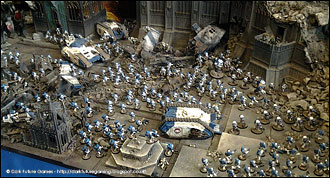 The Horus Heresy par Forge World - Diorama de la Bataille d'Istvaan III - Photos du Games Day UK 2012 !