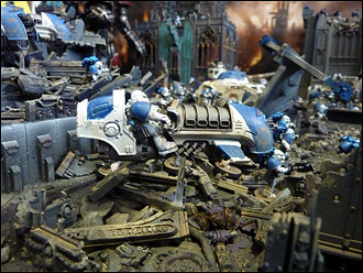 The Horus Heresy par Forge World - Diorama de la Bataille d'Istvaan III - Photos du Games Day UK 2012 !