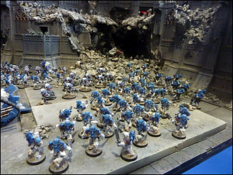 The Horus Heresy par Forge World - Diorama de la Bataille d'Istvaan III - Photos du Games Day UK 2012 !