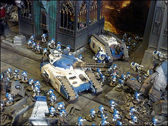 The Horus Heresy par Forge World - Diorama de la Bataille d'Istvaan III - Photos du Games Day UK 2012 !